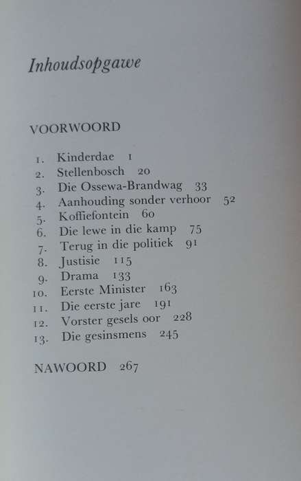 Vorster - die mens deur John D`Oliveira