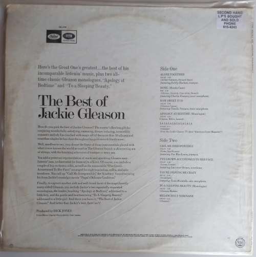 The best of Jackie Gleason LP