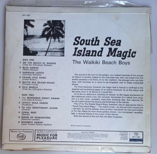 The Waikiki Beach Boys - South sea island magic LP