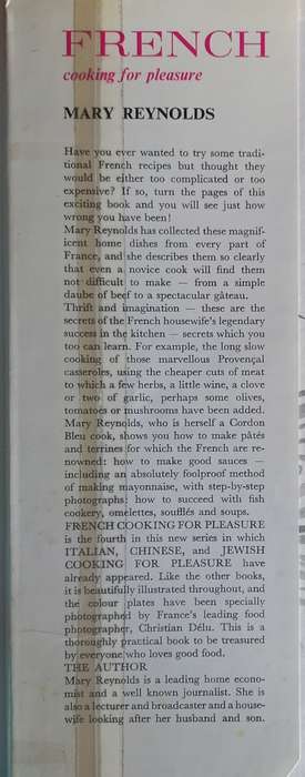 French cooking for pleasure by Mary Reynolds