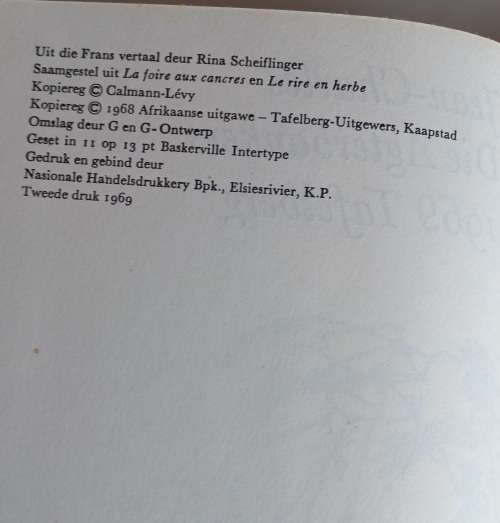 Die Agterbankers deur Jean Charles
