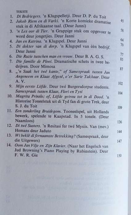 Die bedriegers, Magrita Prinslo deur dr FCL Bosman