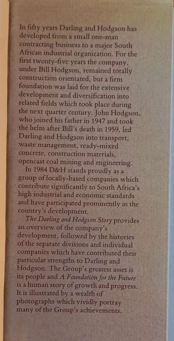 A foundation for the future, the Darling and Hodgson story 1934-1984