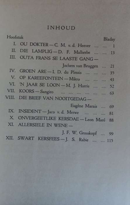 Twaalf Afrikaanse kortverhale saamgestel deur Sarel Marais
