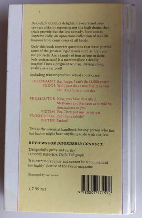 Supreme folly, true tales from the courtrooms