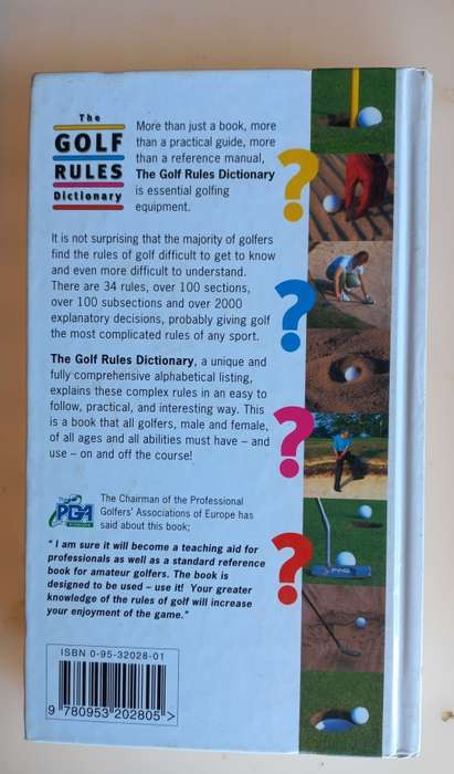 The golf rules dictionary