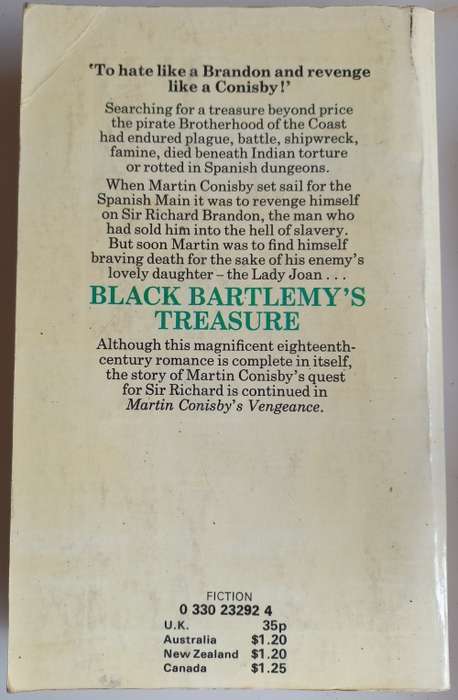 Black Bartlemy`s treasure by Jeffery Farnol