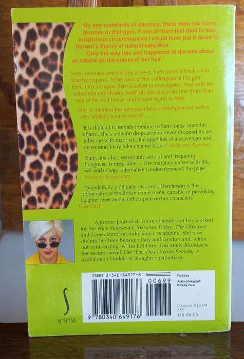 Too many blondes by Lauren Henderson