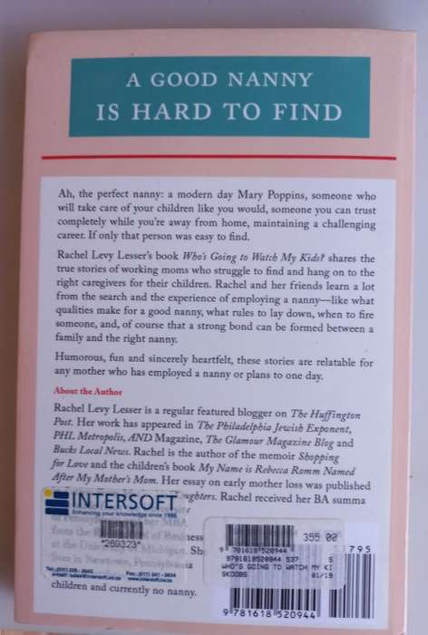 Who`s going to watch my kids by Rachel Levy Lesser