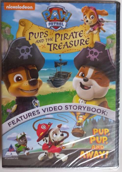 Paw Patrol - Pups and the pirate treasure dvd *sealed*