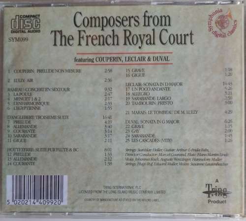 Composers from The French Royal Court cd