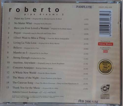 Roberto pipe dreams 2 (cd)