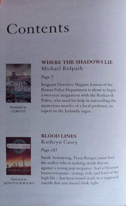 Reader`s digest select edition: Where the shadows lie, Blood lines, The mountain between us