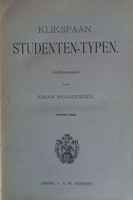 Studenten-Typen door Klikspaan