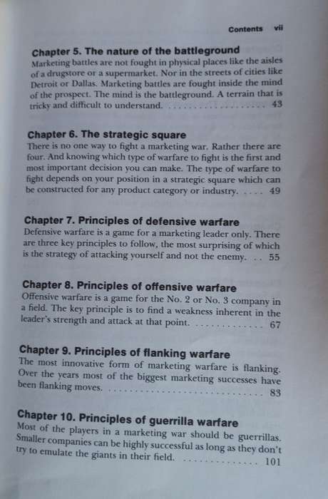 Marketing warfare