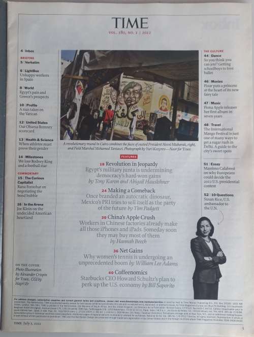 Time magazine July 2, 2012