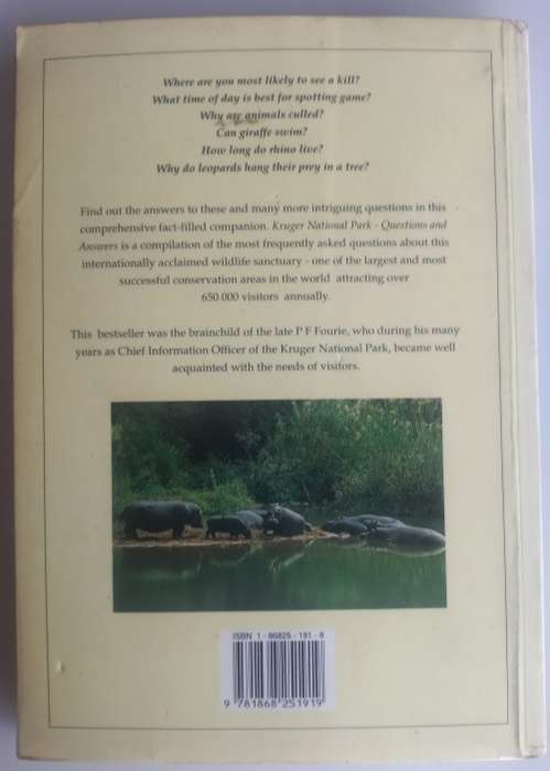 Kruger national park questions & answers