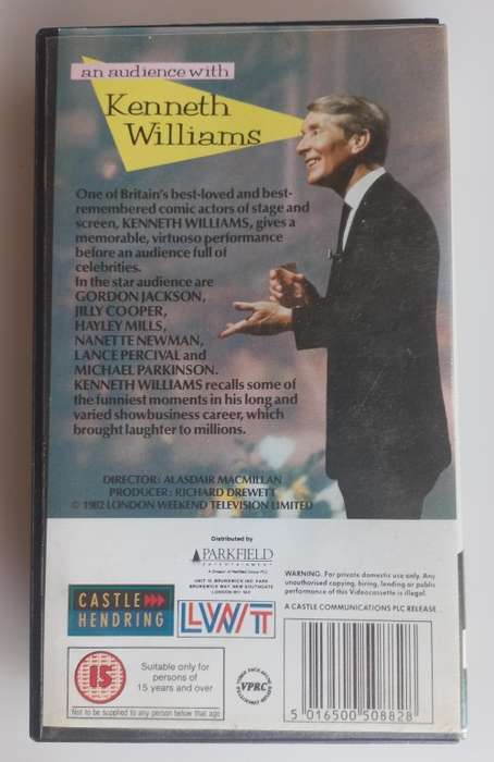 An audience with Kenneth Williams VHS