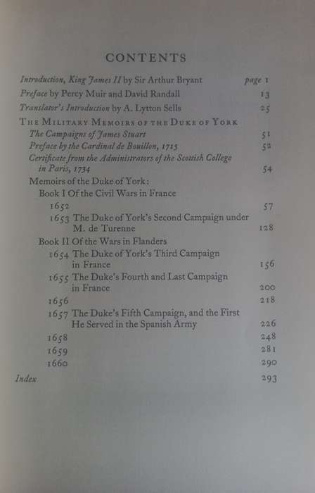 The memoirs of James II, his campaigns as Duke of York 1652-1660