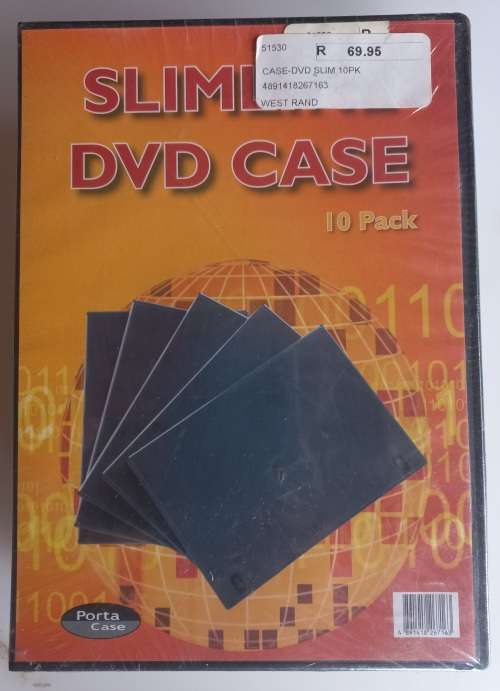 10 Pack slim dvd case *sealed*