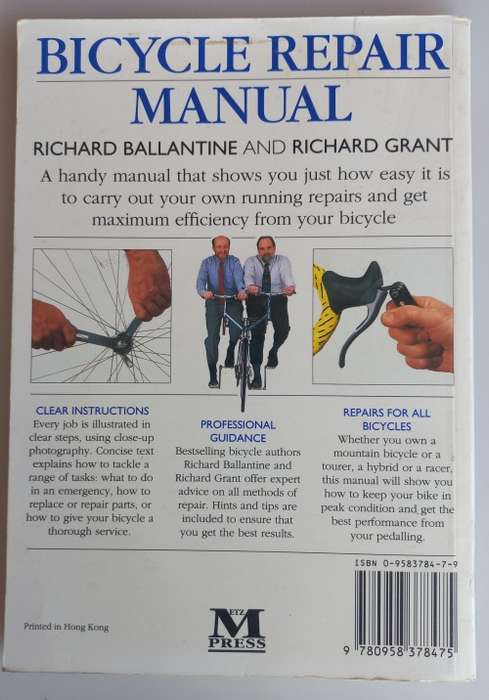 Bicycle repair manual