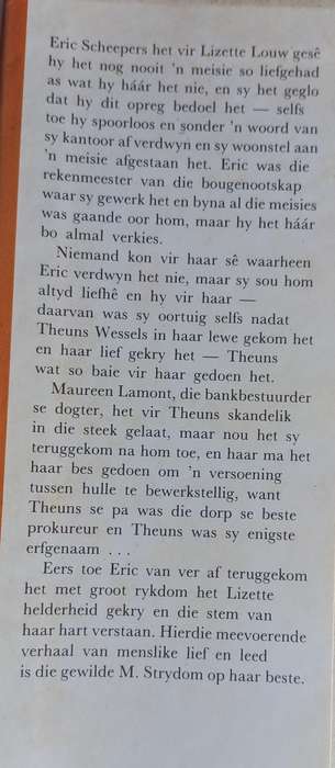 Kom terug, my beminde deur M Strydom