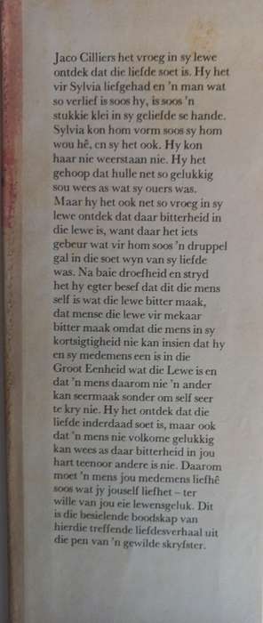 Soet is die liefde deur M Strydom