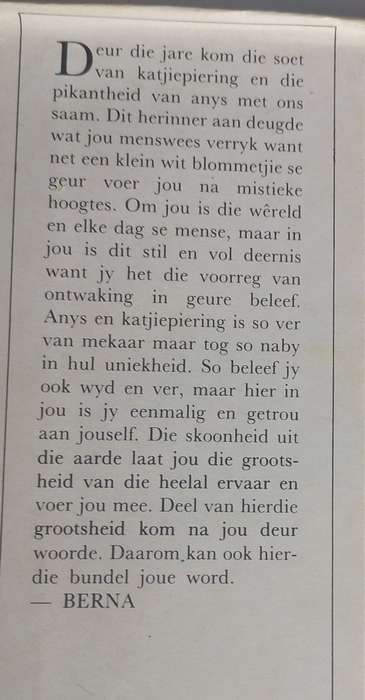 Vrou haar eie wereld - Katjiepiering & anys