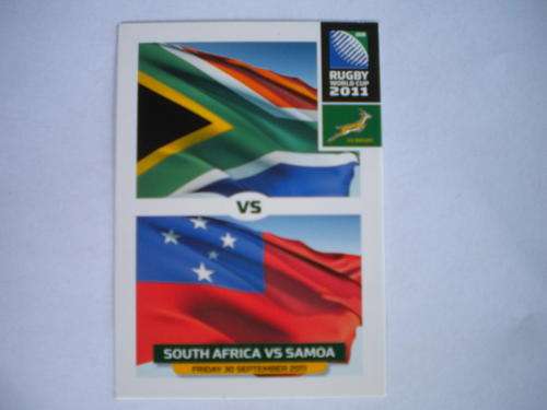 2011 World cup trading card no 54