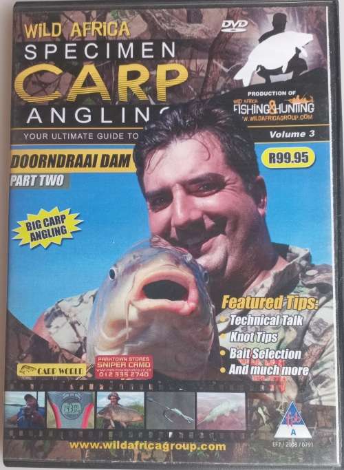 Wild Africa specimen carp angling volume 3 dvd