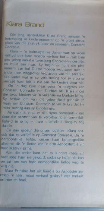 Klara Brand deur Mara Prinsloo