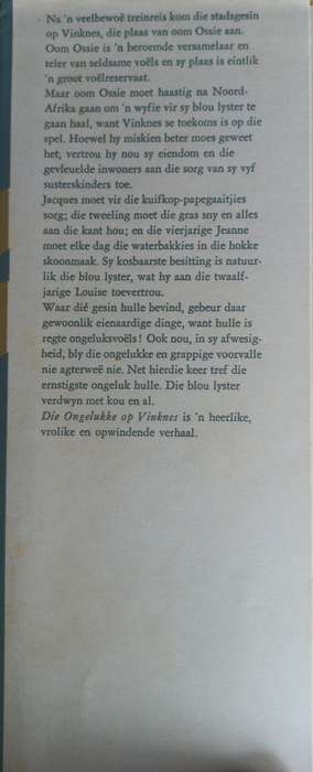 Die ongelukke op Vinknes deur Andree Dubois Millot