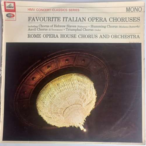 Favourite Italian opera choruses LP