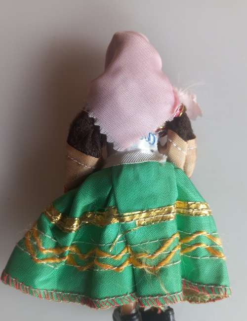 Small vintage folk greek doll