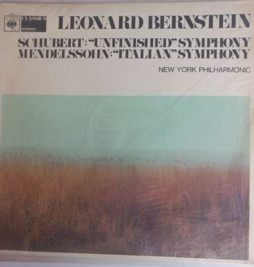 Leonard Bernstein - Schubert unfinished symphony LP