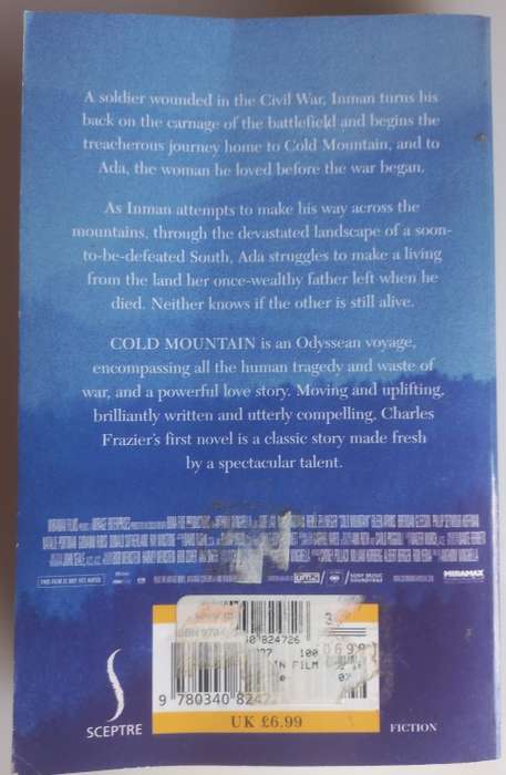 Cold mountain by Charles Frazier