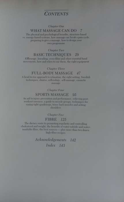 Massage, total relaxation