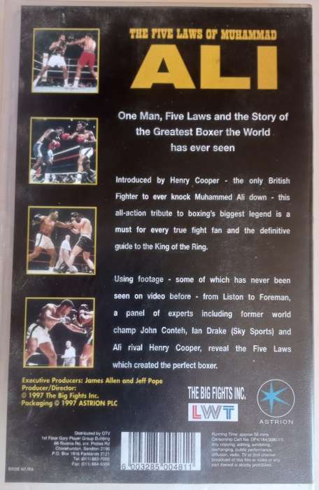 The five laws of Muhammad Ali VHS