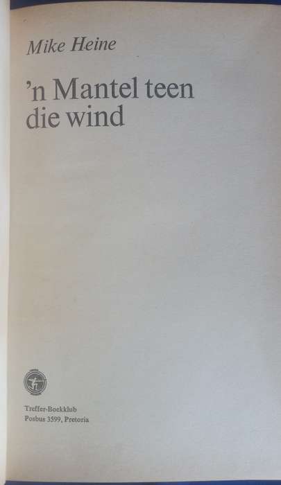 `n Mantel teen die wind deur Mike Heine