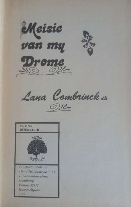 Meisie van my drome deur Lana Combrinck