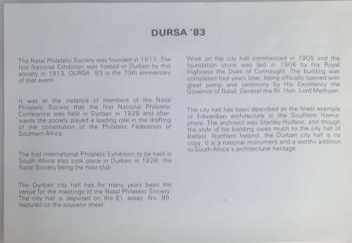 Dursa 83 FDC