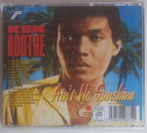 Ken Boothe - Ain`t no sunshine cd *sealed*