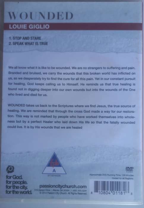 Wounded - Louie Giglio dvd
