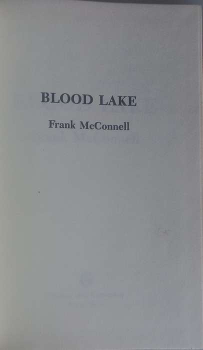 Blood lake by Frank McConnell