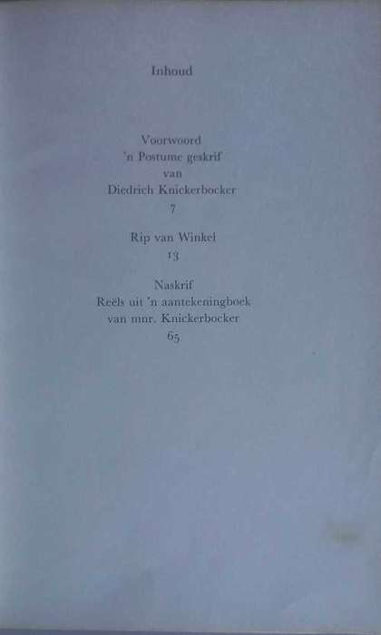 Rip van Winkel vertel deur Alba Bouwer