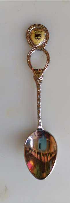Sparkling waters souvenir spoon