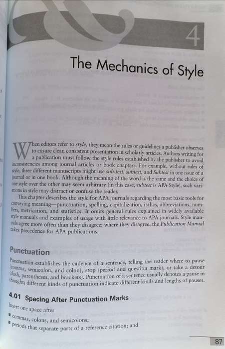 Publication manual of the American Psychological association