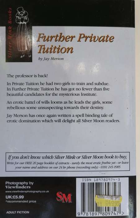 Further private tuition by Jay Merson