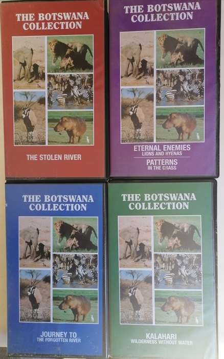The Botswana collection - 4 x Video casettes