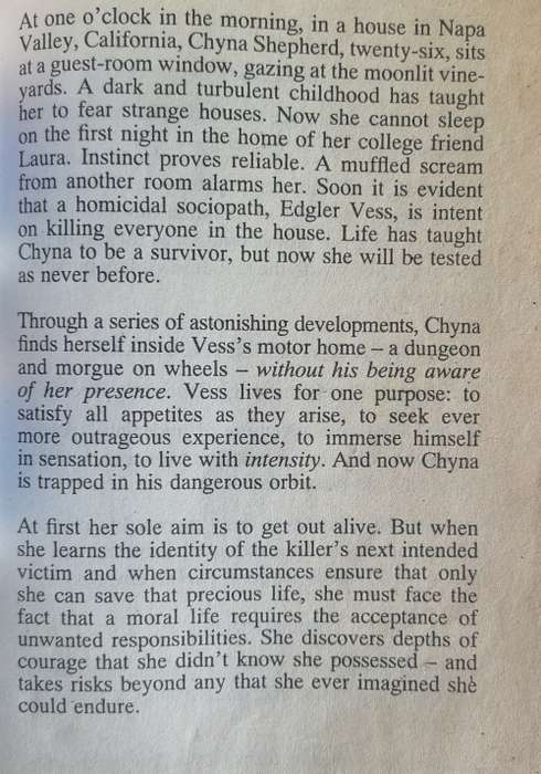 Intensity by Dean Koontz